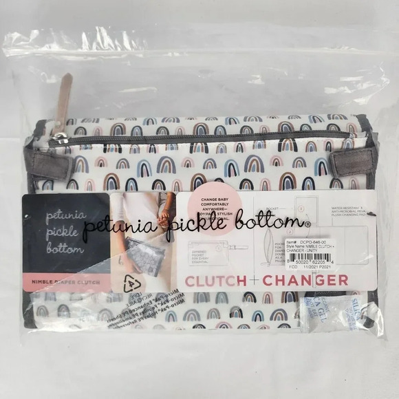 Petunia Pickle Bottom Nimble DIAPER CLUTCH + CHANGER Rainbow Unity NWT - Picture 1 of 4